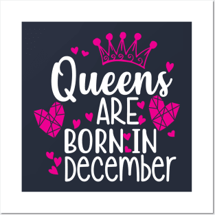 Queens are born in december Posters and Art